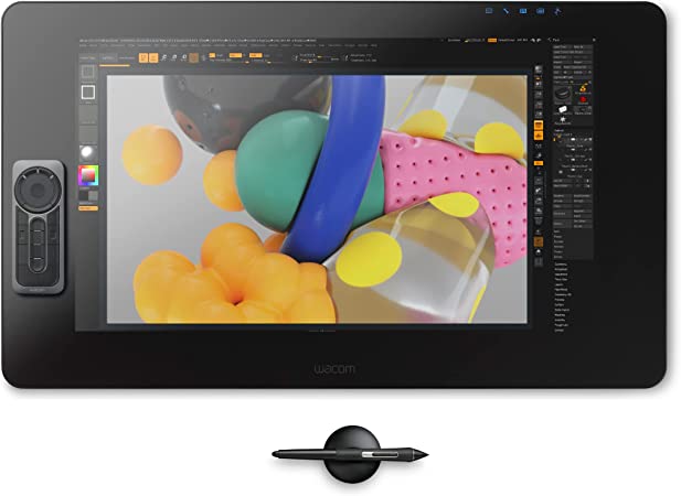 Photo 1 of Wacom Cintiq Pro 24 Creative Pen and Touch Display – 4K graphic drawing monitor with 8192 pen pressure and 99% Adobe RGB (DTH2420K0), Black
