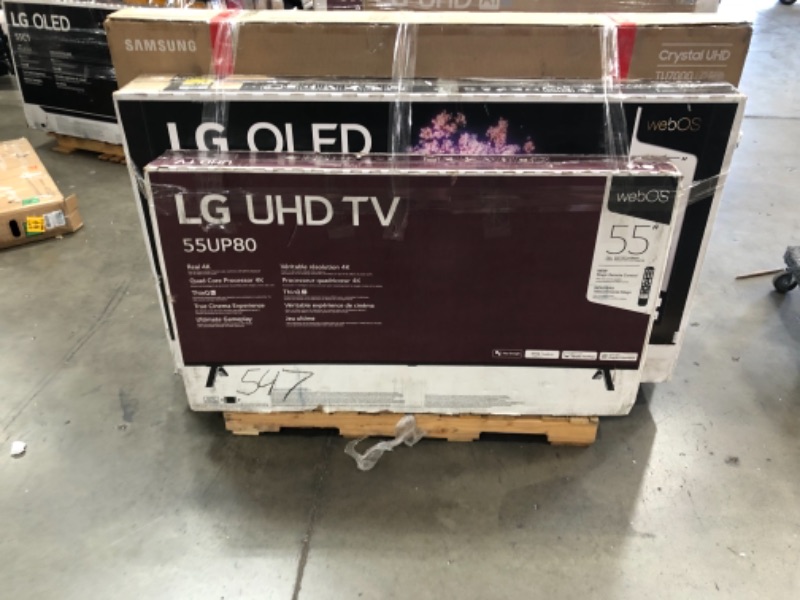 Photo 1 of 5 ITEMS 
PALLET OF DAMAGED TV'S 
ACCESSORIES NOT INCLUDED