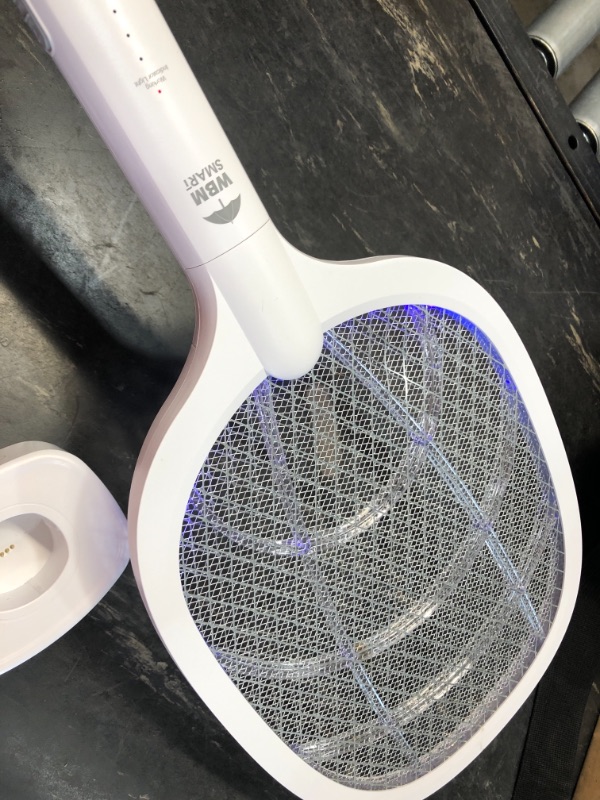 Photo 2 of **ONE UNIT**MISSING PARTS*  WBM Smart Electric Fly Swatter Racket, Rechargeable Bug Zapper, Medium-
