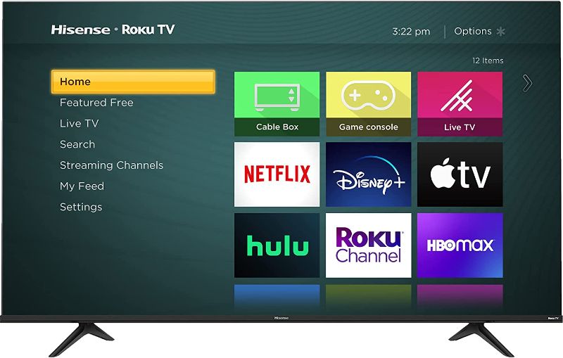 Photo 1 of Hisense 50-Inch Class R6 Series Dolby Vision HDR 4K UHD Roku Smart TV with Alexa Compatibility (50R6G, 2021 Model)
