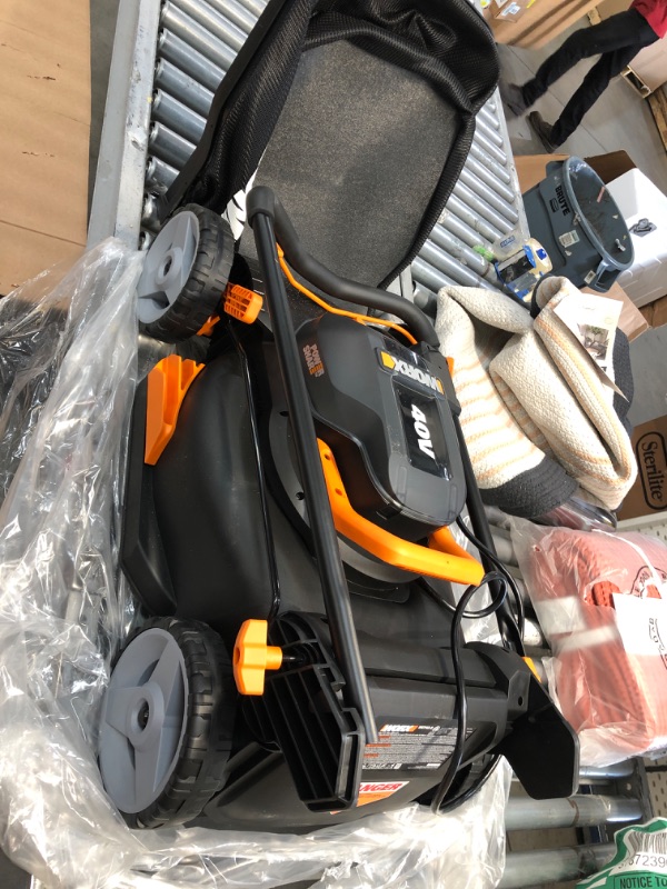 Photo 2 of (MISSING BATTERY/CHARGER) Worx WG743 40V Power Share 4.0Ah 17" Cordless Lawn Mower 