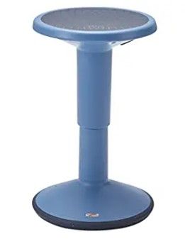 Photo 1 of (SCRATCHED) ECR4Kids SitWell Wobble Stool, Adjustable Height, Active Seating, Powder Blue
