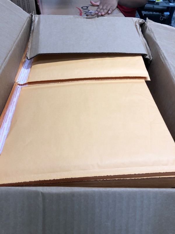 Photo 2 of 100 Pcs #5 10.5x12 Kraft Bubble Mailer Padded Shipping Envelopes Bravopack Brand
