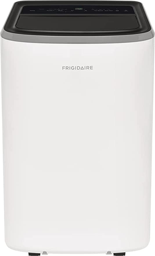 Photo 1 of Frigidaire FHPW122AC1 Portable Room Air Conditioner, 12,000 BTU with Multi-Speed Fan, Dehumidifier Mode, Easy-to-Clean Washable Filter, Built-in Air Ionizer, Wi-Fi Connected, in White
