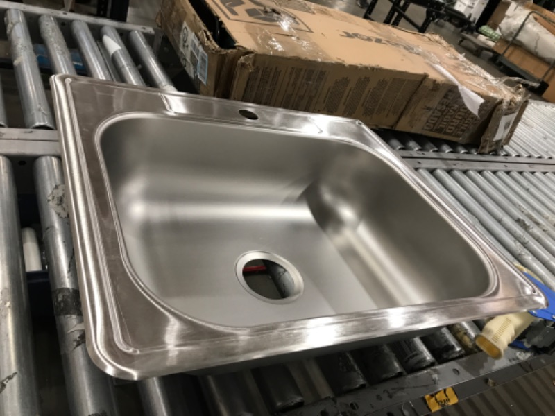 Photo 1 of 2'1"x1'9.5" aluminum sink (Unknown brand/model) 
