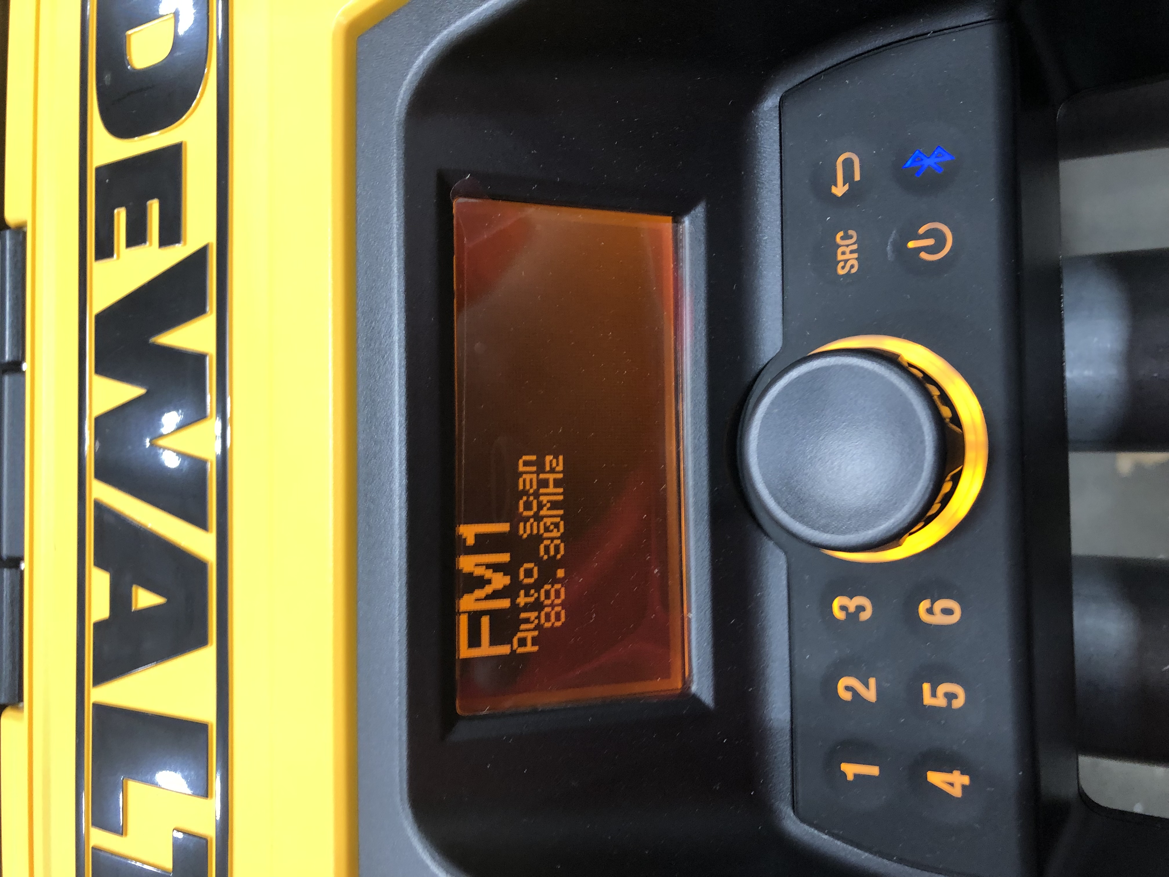 Photo 4 of DEWALT ToughSystem Radio and Battery Charger, Bluetooth Music Player (DWST08810)
