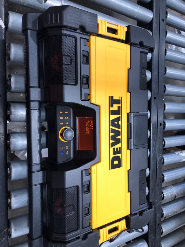 Photo 2 of DEWALT ToughSystem Radio and Battery Charger, Bluetooth Music Player (DWST08810)
