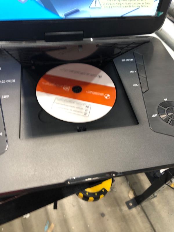 Photo 1 of SUNPIN 17.9" Portable DVD Player with 15.6" Large HD Swivel Screen, 6 Hours Rechargeable Battery, Anti-Shocking, Resume Play, Support AV in&Out/USB/SD Card, Region-Free, Remote Controller, Black
