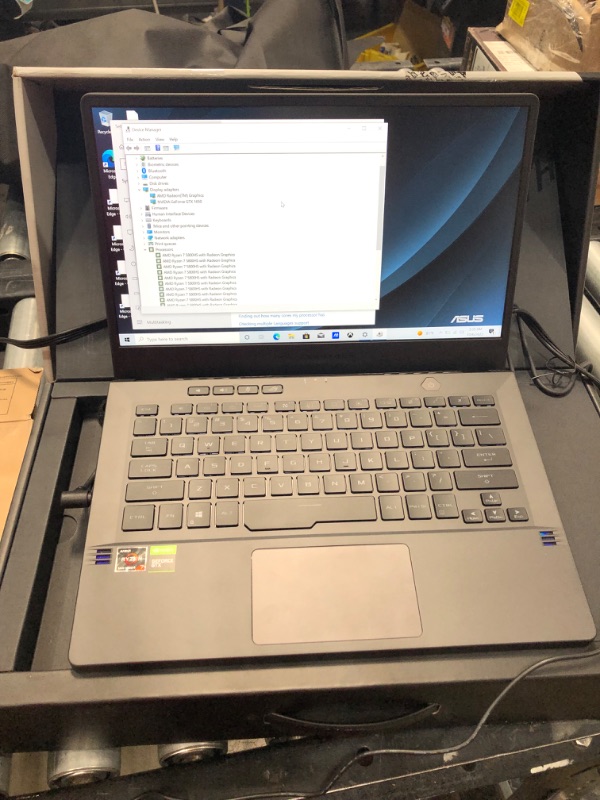 Photo 4 of ASUS - ROG Zephyrus G14 14" Laptop - AMD Ryzen 7 - 16GB Memory - NVIDIA GeForce GTX 1650 - 512GB SSD
