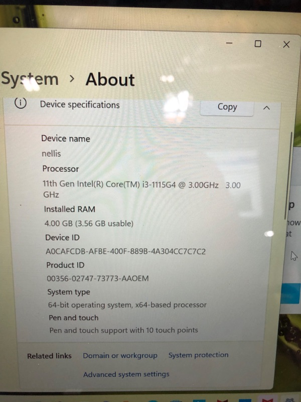 Photo 5 of LENOVO 82HS00RBUS IdeaPad Flex 5 14ITL05 14? FHD Touchscreen i3-1115G4 3GHz Intel UHD Graphics 4GB RAM 128GB SSD Win 11 Home in S mode Abyss Blue
