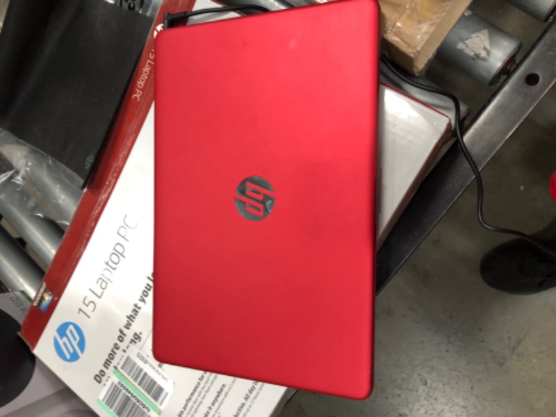 Photo 2 of HP 15.6" Laptop, Intel Pentium Silver N5000, 4GB RAM, 128GB SSD, Windows 10 Home with Office , Scarlet Red, 15-dw0083wm
