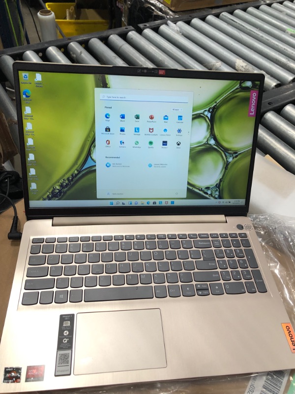 Photo 2 of Lenovo IdeaPad 3 15.6" (256GB SSD AMD Ryzen 5 5500U 2.1GHz 8GB) Laptop 82KU00YWUS
