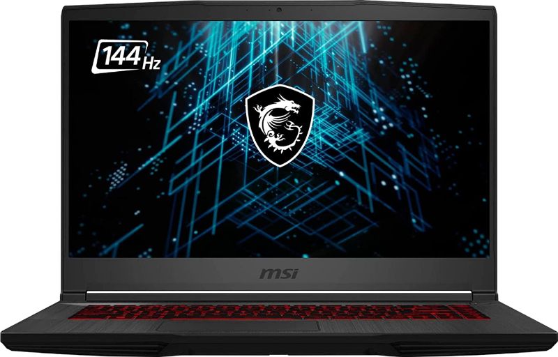 Photo 1 of **NEEDS TO BE RESET **MSI GF65 Thin 10UE Gaming Laptop: 15.6" 144hz IPS-Level Screen, Intel 10th Gen i5-10500H, NVIDIA GeForce RTX3060, 512GB SSD, 8GB Memory, Black
