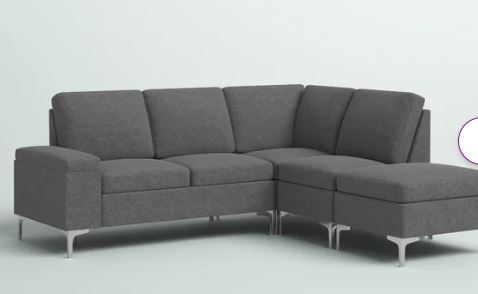 Photo 1 of **INCOMPLETE BOX 1 OF 3 ***Hebb 2 - Piece Chaise Sectional
