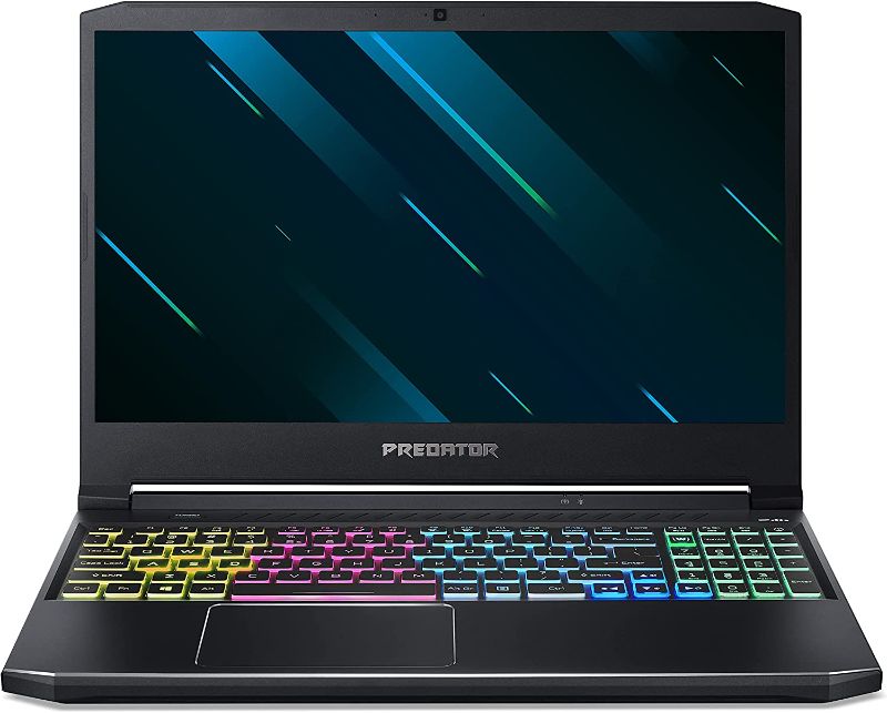 Photo 1 of Acer Predator Helios 300 Gaming Laptop, Intel i7-10750H, NVIDIA GeForce RTX 2060 6GB, 15.6" Full HD 144Hz 3ms IPS Display, 16GB Dual-Channel DDR4, 512GB NVMe SSD, Wi-Fi 6, RGB Keyboard, PH315-53-72XD
