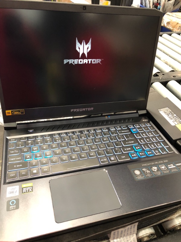 Photo 6 of Acer Predator Helios 300 Gaming Laptop, Intel i7-10750H, NVIDIA GeForce RTX 2060 6GB, 15.6" Full HD 144Hz 3ms IPS Display, 16GB Dual-Channel DDR4, 512GB NVMe SSD, Wi-Fi 6, RGB Keyboard, PH315-53-72XD
