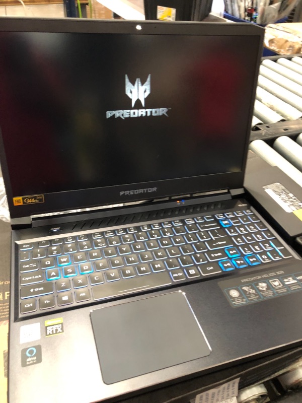 Photo 7 of Acer Predator Helios 300 Gaming Laptop, Intel i7-10750H, NVIDIA GeForce RTX 2060 6GB, 15.6" Full HD 144Hz 3ms IPS Display, 16GB Dual-Channel DDR4, 512GB NVMe SSD, Wi-Fi 6, RGB Keyboard, PH315-53-72XD
