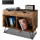 Photo 1 of TC-HOMENY Record Player Stand, Double Wide Turntable Stand with Record Storage and Metal Hairpin Legs, Record Player Table Holds Up to 140 Albums for Living Room, Bedroom, Office
this stand is black