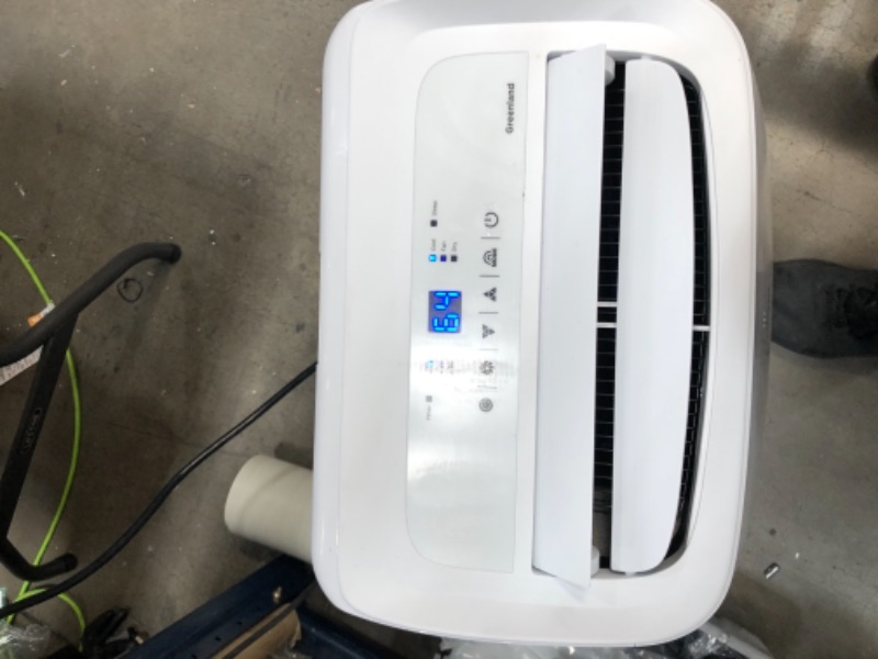 Photo 1 of TURBRO Greenland 12,000 BTU Portable Air Conditioner, Dehumidifier, & Fan, 3-in-1 Floor AC for Rooms up to 500 Sq Ft, Sleep Mode, Timer, Backlit Remote Included (8,000 BTU SACC)
