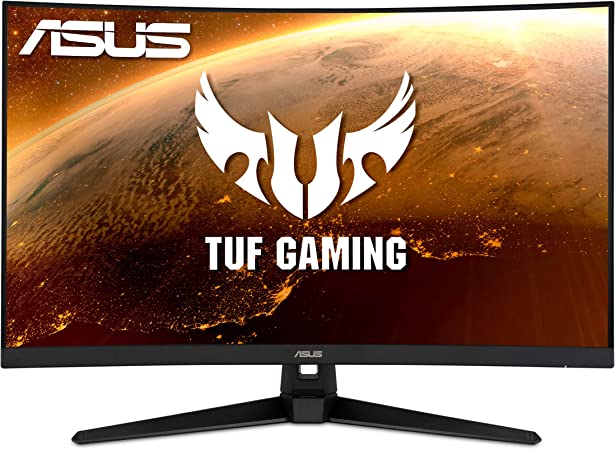 Photo 1 of ASUS TUF Gaming 32" 1440P HDR Curved Monitor (VG32VQ1B) - QHD (2560 x 1440), 165Hz (Supports 144Hz), 1ms, Extreme Low Motion Blur, Speaker, FreeSync Premium, VESA Mountable, DisplayPort, HDMI
