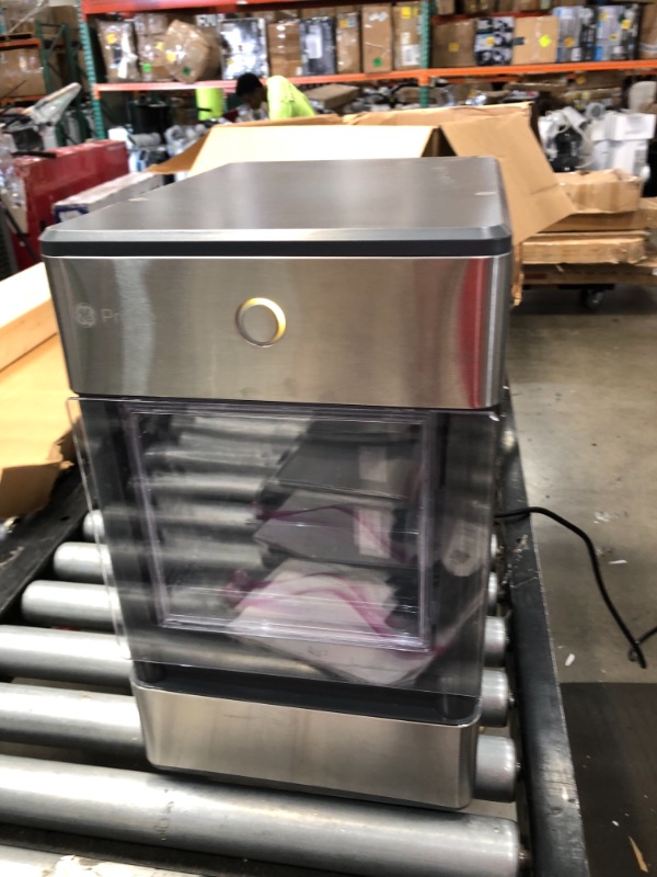 Photo 3 of **Parts Only** Non Functional**GE Profile Opal | Countertop Nugget Ice Maker with Side Tank | Portable Ice Machine Makes up to 24 lbs. of Ice Per Day | Stainless Steel Finish
