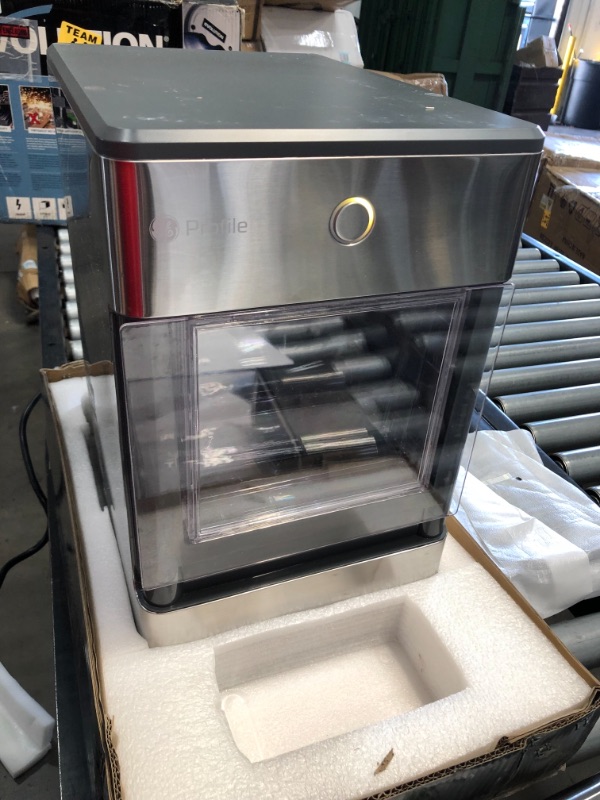Photo 2 of ***PARTS ONLY*** GE Profile Opal | Countertop Nugget Ice Maker with Side Tank | Portable Ice Machine Makes up to 24 lbs. of Ice Per Day | Stainless Steel Finish
