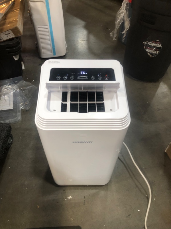 Photo 5 of VAGKRI Portable Air Conditioners 12000 BTU, 3-in-1 AC Unit with Fan & Dehumidifier Cools up to 400 sq. ft, Portable AC with ECO Mode, 3 Fan Speeds, Auto Swing, 24H On/Off Timer, Remote Control
