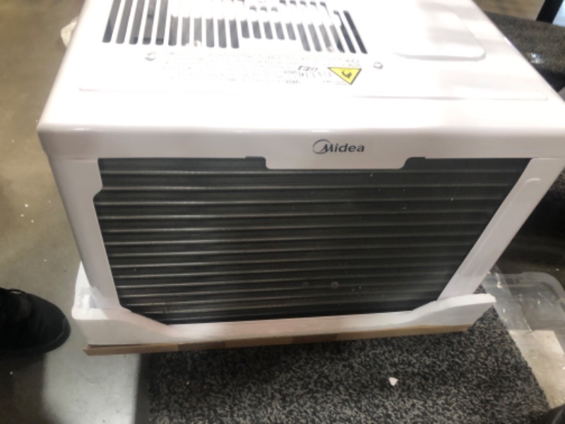 Photo 8 of (DAMAGE)Midea 8,000 BTU U-Shaped Smart Inverter Window Air Conditioner–Cools up to 350 Sq. Ft., Ultra Quiet with Open Window Flexibility, Works with Alexa/Google Assistant, 35% Energy Savings, Remote Control
**FACE IS BROKEN FROM BOTTOM CORNER**