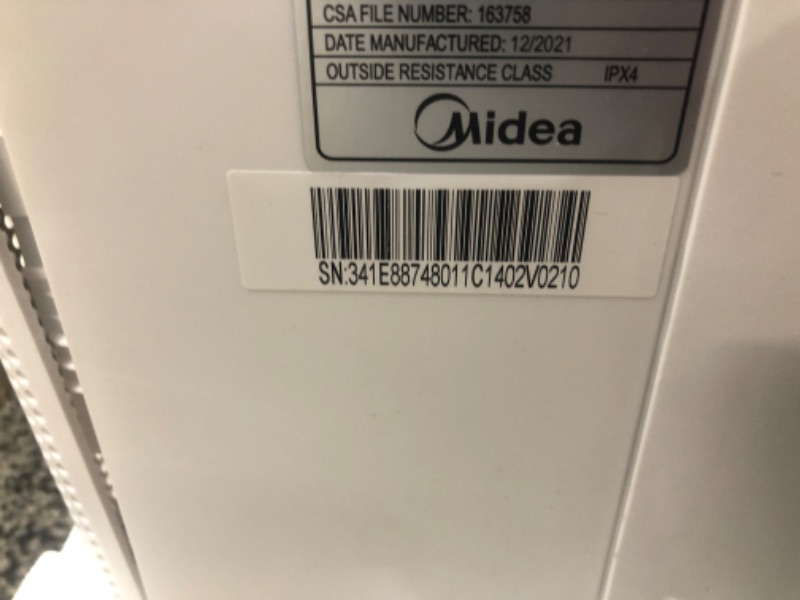 Photo 2 of (DAMAGE)Midea 8,000 BTU U-Shaped Smart Inverter Window Air Conditioner–Cools up to 350 Sq. Ft., Ultra Quiet with Open Window Flexibility, Works with Alexa/Google Assistant, 35% Energy Savings, Remote Control
**FACE IS BROKEN FROM BOTTOM CORNER**