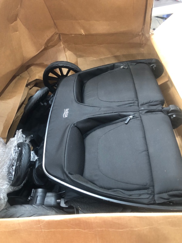 Photo 2 of BRITAX B-Lively Double Stroller Adjustable Handlebar + Easy Fold + Infinite Recline + Front Access Storage