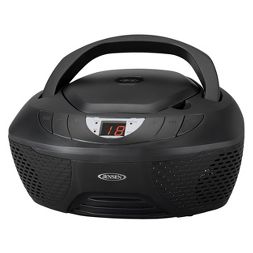 Photo 1 of JENSEN CD AM/FM Radio Boombox with LED display - Black (CD-475)

