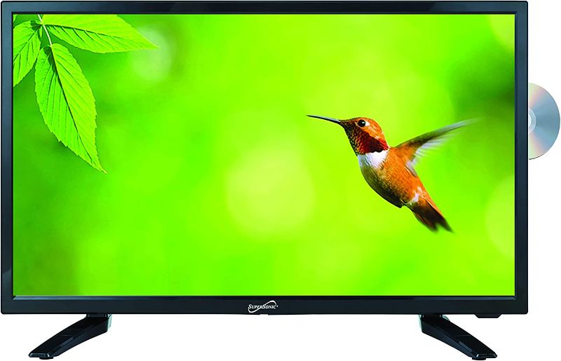 Photo 1 of SuperSonic SC-1912 LED Widescreen HDTV 19", Built-in DVD Player with HDMI, USB & AC/DC Input: DVD/CD/CDR High Resolution and Digital Noise Reduction
