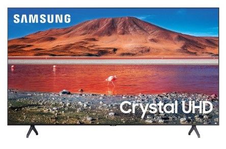 Photo 1 of SAMSUNG 55" Class 4K Crystal UHD (2160P) LED Smart TV with HDR UN55TU7000