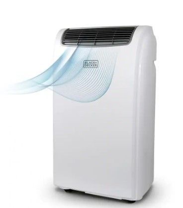 Photo 1 of 8,500 BTU; 5,000 BTU (SACC/CEC) Portable Air Conditioner With Dehumidifiers and Remote, White
