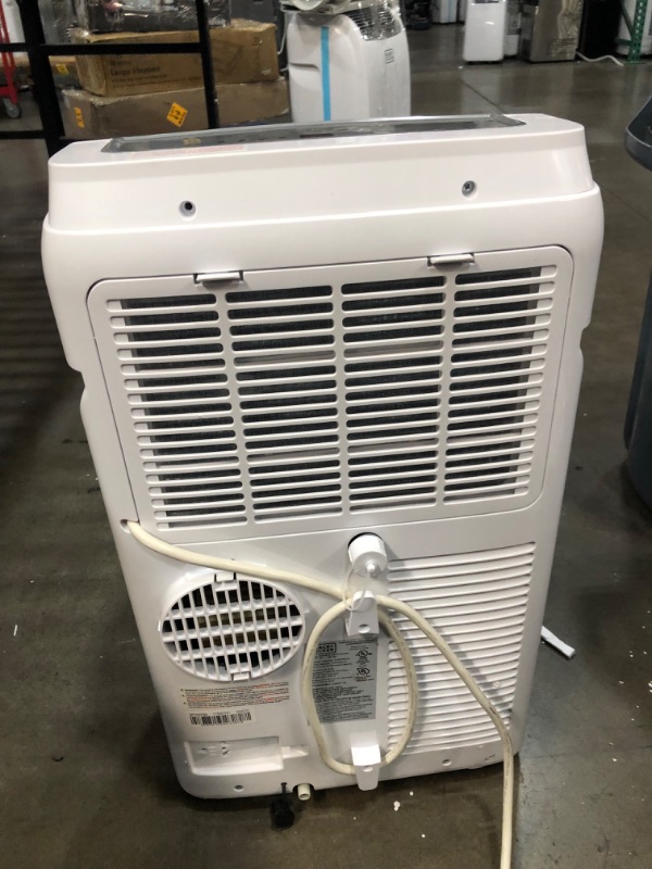 Photo 3 of 8,500 BTU; 5,000 BTU (SACC/CEC) Portable Air Conditioner With Dehumidifiers and Remote, White
