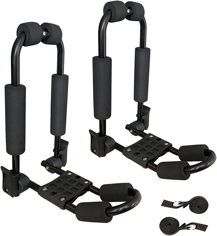 Photo 1 of **SIMILAR TO PHOTO** Bonsing Kayak Roof Rack, J-Style Foldable and Universal Mounting Kayak Racks for Roof Rack Rooftop Kayak Carrier for SUV Cars
