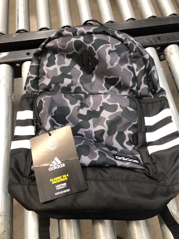 Photo 1 of Adidas Classic 3S 4 Backpack, Nomad Camo One Size

