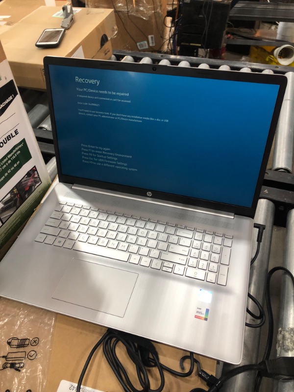 Photo 1 of HP 17.3" FHD IPS 250 Nits Display Non-Touch Laptop, Intel 11th Gen i5-1135G7 Upto 4.2 Ghz, 1TB Hard Drive, 12GB Memory, Backlit with Numeric Keypad, Windows 11 Home, Silver 