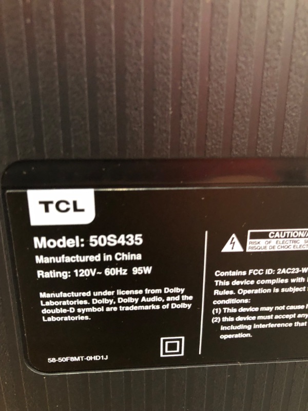 Photo 5 of TCL 50-inch Class 4-Series 4K UHD Smart Roku LED TV - 50S435, 2021 Model
