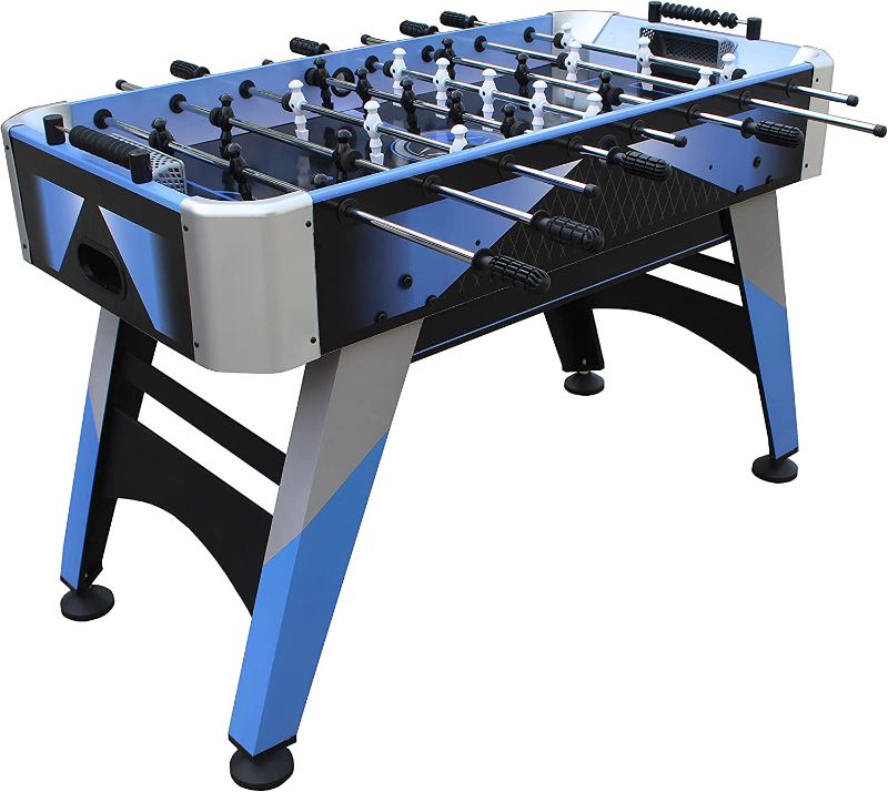 Photo 1 of **PARTS ONLY **Hathaway Blueridge 48-in Competition Foosball Table, Arcade Table Soccer for Game Rooms, Includes (2) 31-mm Foosballs,Blue / Silver / Black

