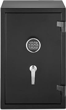 Photo 1 of Amazon Basics Fire Resistant Security Safe with Programmable Electronic Keypad - 2.1 Cubic Feet, 16.93 x 25.98 x 13.8 inches
