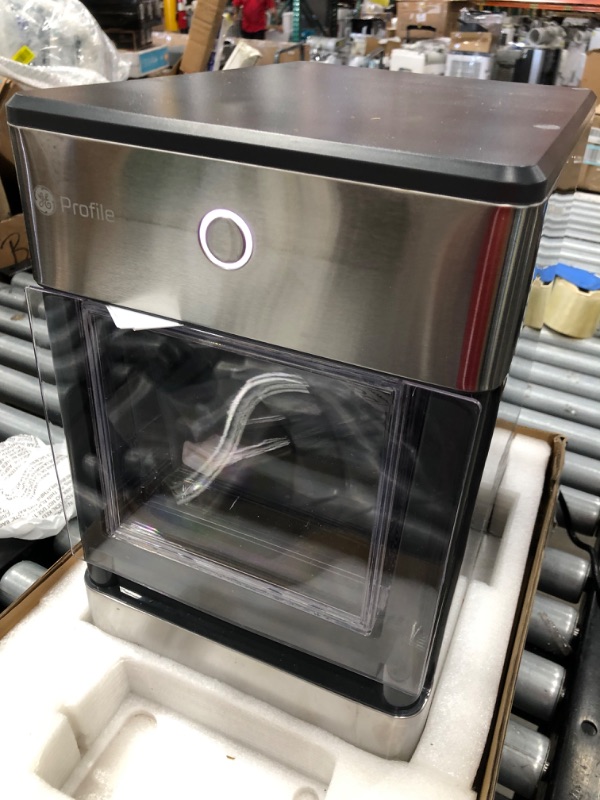 Photo 5 of ***PARTS ONLY*** GE Profile Opal | Countertop Nugget Ice Maker with Side Tank | Portable Ice Machine Makes up to 24 lbs. of Ice Per Day | Stainless Steel Finish
