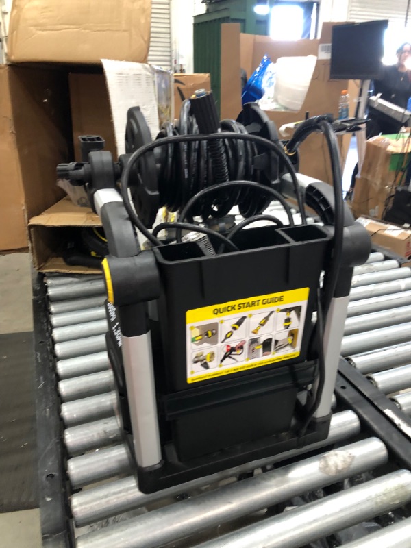 Photo 5 of **Parts Only** Non Functional**Karcher K2000 2000 PSI TruPressure Electric Power Induction Pressure Washer with Turbo, 40°, 15°, and Soap Nozzles - 1.3 GPM
