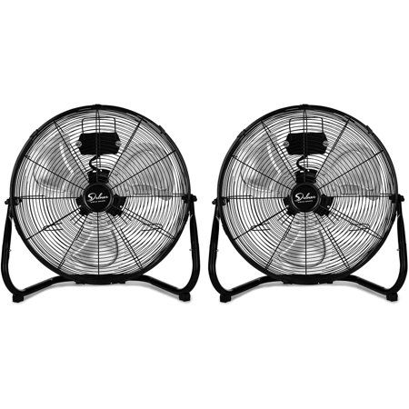 Photo 1 of Simple Deluxe 18 3-Speed High Velocity Heavy Duty Metal Industrial Floor Fans Oscillating Quiet for Home Commercial Residential and Greenhouse Us
