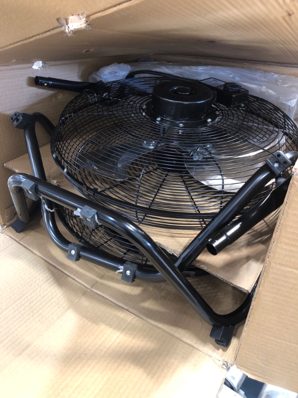 Photo 2 of Simple Deluxe 18 3-Speed High Velocity Heavy Duty Metal Industrial Floor Fans Oscillating Quiet for Home Commercial Residential and Greenhouse Us
