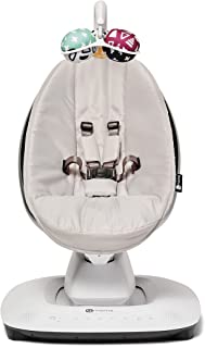 Photo 1 of (CRACKED ATTACHMENT END) 4moms mamaRoo Multi-Motion Baby Swing, Bluetooth Baby Swing with 5 Unique Motions, Grey
