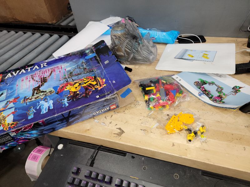 Photo 3 of (DAMAGED BOX; MISSING PIECES) LEGO Avatar Toruk Makto & Tree of Souls 75574 Building Toy Set (1,212 Pieces)