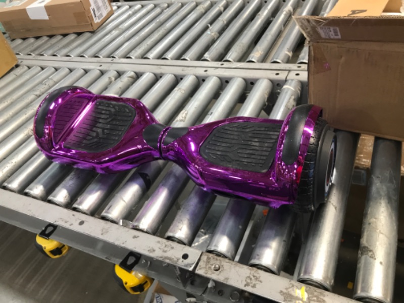 Photo 2 of (NOT FUNCTIONAL; DOES NOT HOLD CHARGE; DAMAGED SIDE) TPS Power Sports Electric Hoverboard Self Balancing Scooter for Kids and Adults Hover Board with 6.5" Wheels Built-in Bluetooth Speaker Bright LED Lights UL2272 Certified
