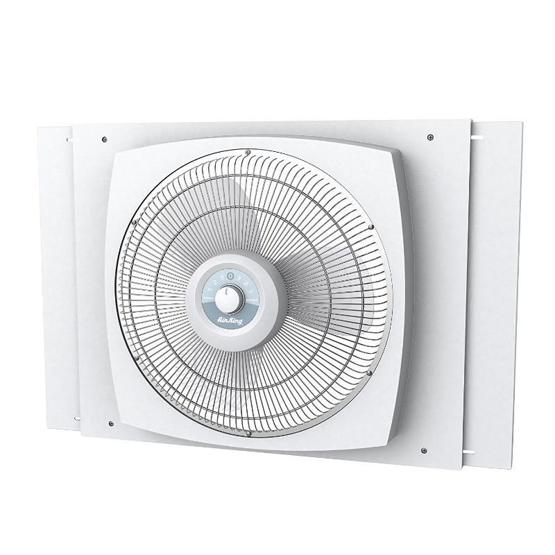 Photo 1 of *NONFUNCTIONAL* Air King Storm Guard 16' 3-Speed 1/16 HP Plastic Blade Ball Bearing Window Fan
