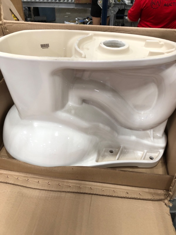 Photo 2 of American Standard 3708216.020 H2Option Round Front Toilet Bowl, White
